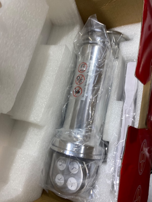 Photo 1 of Metal Gourmet Pasta Press Attachment for Kitchenaid Stand Mixer, Pasta Maker Attachment with 5 Interchangeable Plates, Spaghetti Bucatini Fusilli Large/Small Macaroni