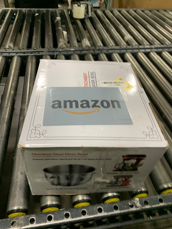 Photo 1 of 7QT Stainless Steel Mixer Bowl for Kitchenaid Stand Mixers, Kitchen Aid Mixing Bowl for 7QT Lift Mixer with Handle