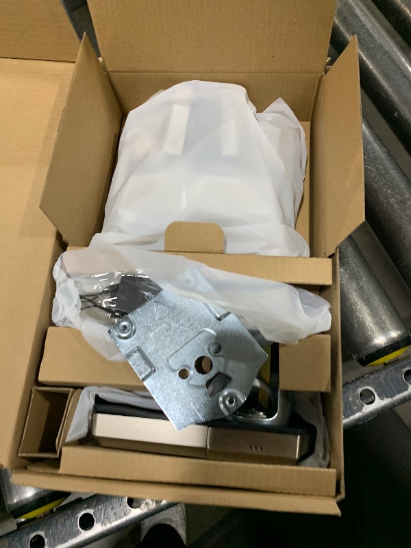 Photo 1 of Veise VE027-L Built-in WiFi Smart Lock with Lever Handles, Fingerprint keyless Entry Door Lock Set, App Remote Control, Electronic Deadbolt for Front Door, Touchscreen Keypad, Auto Lock, Satin Nickel