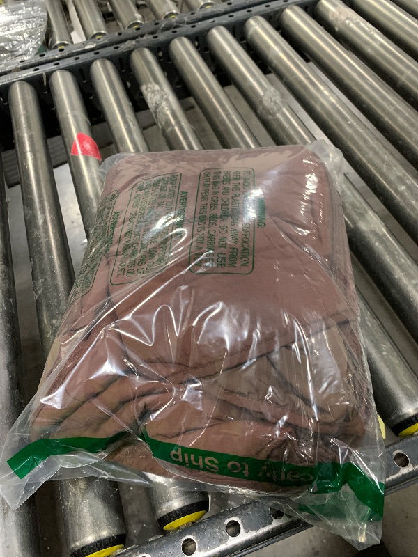 Photo 1 of Xiaoxuemeng Womens Quilted Puffer Jacket Zip Up Lightweight Padded Coat Outwear (Brown-M)