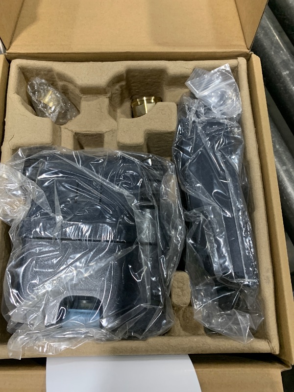 Photo 1 of Moen Flo Smart Water Monitor and Automatic Shutoff Sensor, Wi-Fi Water Leak Detector for 3/4-Inch Diameter Pipe, 900-001