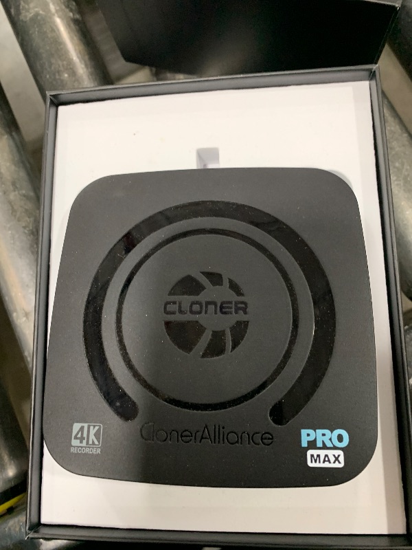 Photo 1 of ClonerAlliance UHD Pro Max, Cinematic-FPS 4K@24fps (Max 30) Video Recorder with H.265/H.264 Codec, 4K@60fps Passthrough HDMI Capture DVR.