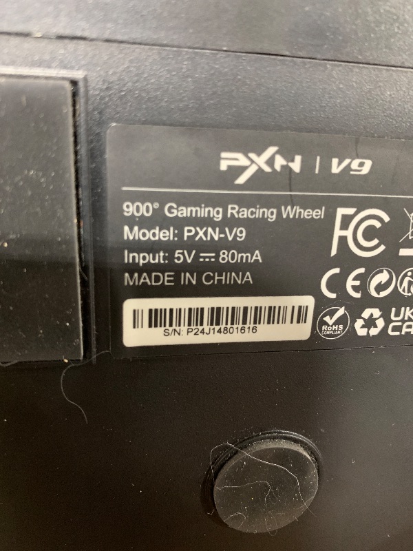Photo 1 of PXN Gaming Racing Wheel V9 Steering Wheel 270/900° Car Simulation with Pedal and Shifter, Paddle Shifters Driving Wheel for PC, PS4, Xbox One, Xbox Series X|S, Switch