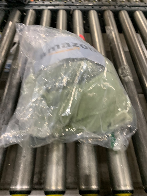 Photo 1 of MEGO 2 Pack Fluffy Faux Rabbit Fur Throw Pillow Covers, Comfy Wide Stripe Plush Fuzzy Home Decor Square Cushion Covers with Zipper, Shaggy Moss Pillow Shams Bed Couch Sofa Chair, 20x20, Sage Green