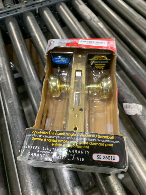 Photo 1 of Segal SE 26010 Mortise Lock Set, Brass Right Hand, 2-1/2 In. Backset, Surface Mounted (Single Pack)
