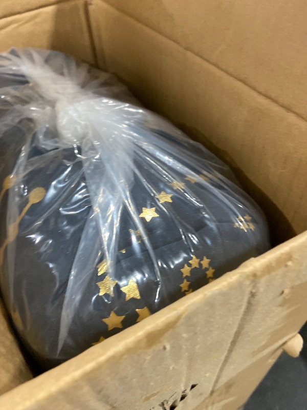 Photo 1 of Jay Franco Hello Kitty Stars Twin Comforter Set - 5 Piece Bedding Includes Sheet Set & Pillow Covers - Super Soft Zodiac Black & Gold Bedding