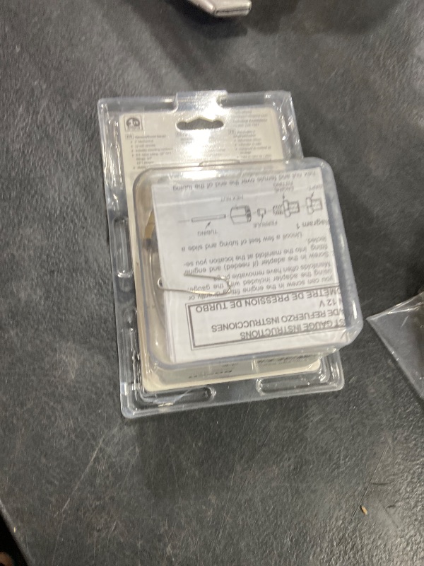 Photo 1 of Bosch SP0F000050 Style Line 2" Mechanical Vacuum/Boost Gauge (Black Dial Face, Black Bezel)