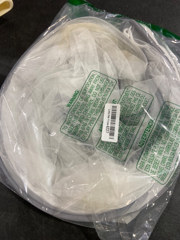 Photo 1 of Beberoad Love Portable Playard Cover – Breathable Mosquito Net with 2-Way Zipper for Travel Cribs & Playpens (White)