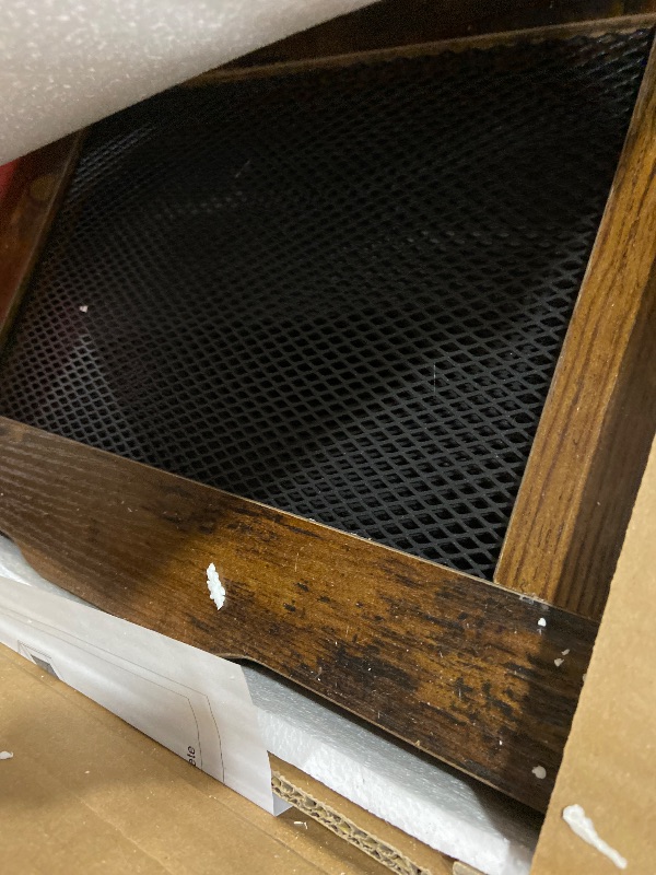 Photo 1 of PAG-Mass Pack of 2 Vinyl Record Storage Crate, Stackable LP Display Shelf, Heavy Duty Wood Organizer Box for Collectors/Store/Home/Office/School/Artistic Space/Garage/Warehouse, Brown