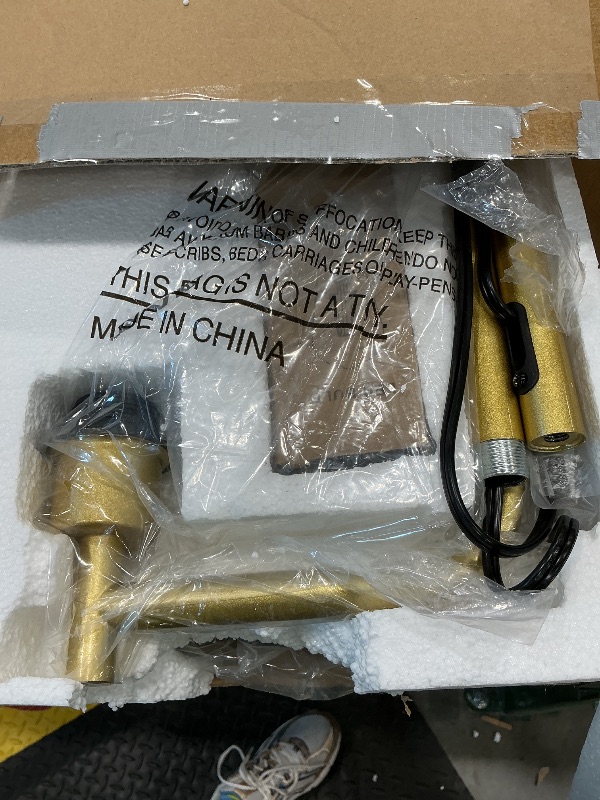 Photo 1 of ?Upgraded?Dimmable Gold Floor Lamp for Living Room with Clear Glass Lampshade, Glass Modern Floor Lamp with 900LM Edison Bulb Included, Standing Tall Lamp for Bedroom, Office, Reading Room, Corner