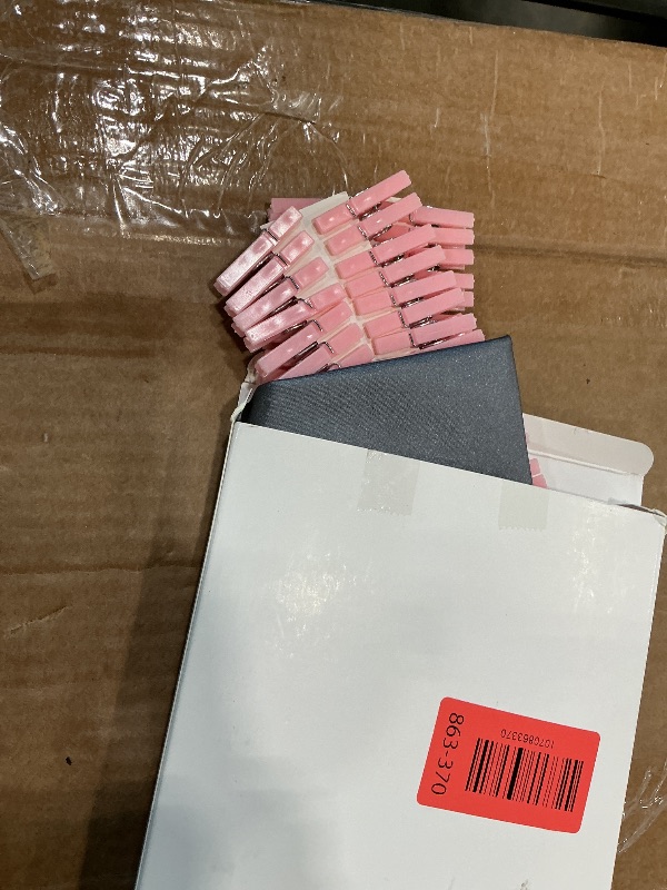 Photo 1 of 100PCS Baby Shower Clothespins Games Girl Plastic Clothes Pin with Waterproof Bag Mini Pink Pin Bulk 1.37 inch for Party Decorations, DIY Crafts