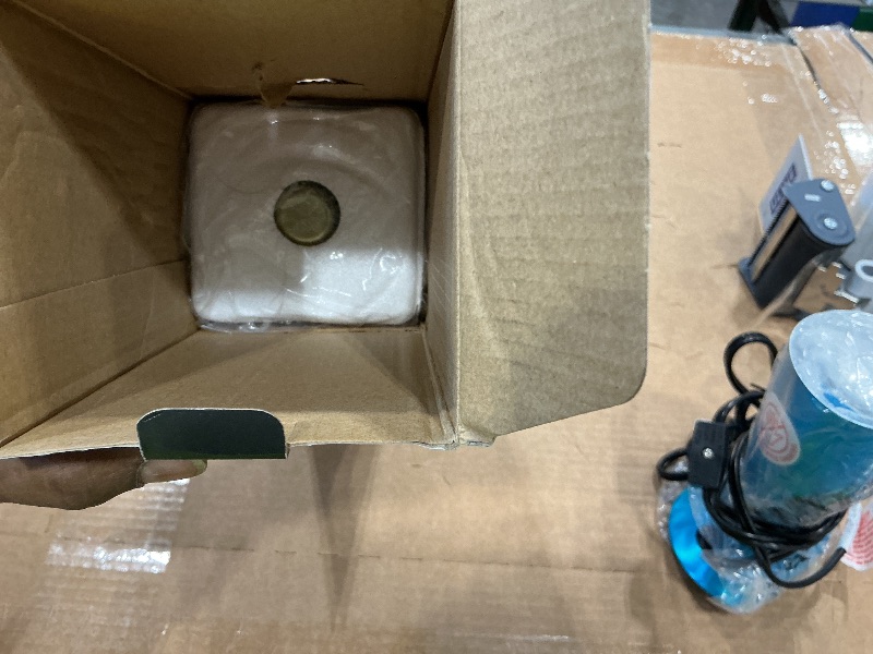 Photo 1 of ***MAJOR DAMAGE*** ***READ CLERK NOTES*** JAMBO 16" Beautiful Lamp- Blue with White/Blue Wax, Relaxing Liquid Light, Night Light Nightlight, Home Decor Living Room Office Bedroom Lamp for Adults Teens Kids, Magma Motion