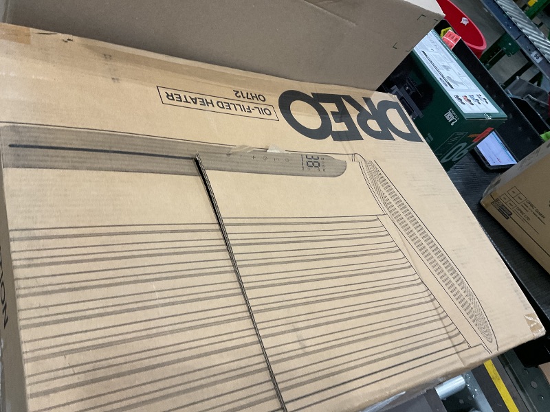 Photo 1 of **parts only** DREO Oil Filled Radiator Heater, 1500W Radiant Heater with Remote Control, Digital Thermostat, 4 Modes, 24h Timer, 10 Safety Protections, Child Lock, Space Heaters for Indoor Use Large Room Bedroom