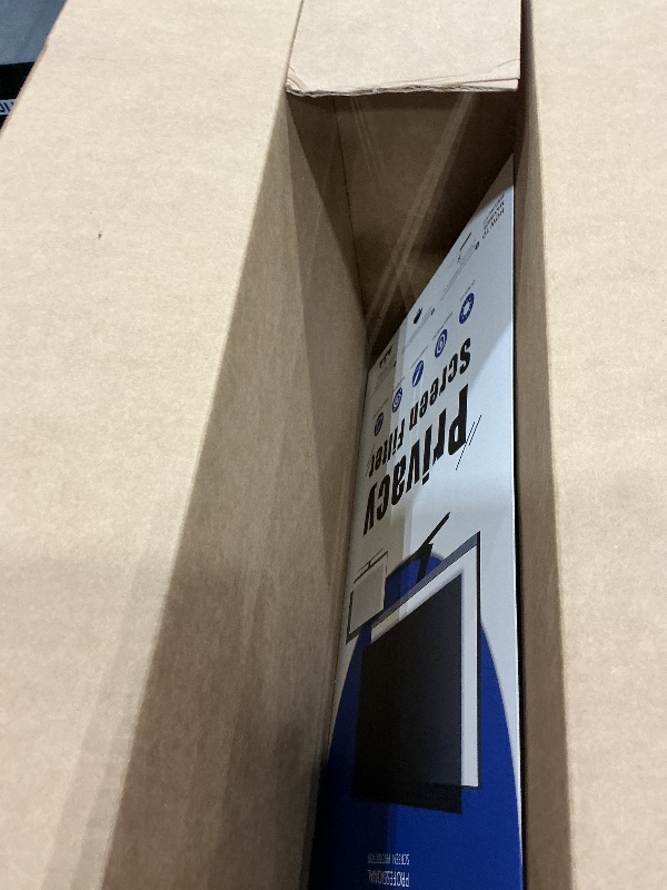 Photo 1 of [2-Pack] 24 Inch Privacy Screen for Computer Monitor 16:9 Aspect Ratio, Eye Protection Anti Blue Light Glare Shield, 24inch Removable Black Blackout Anti Spy Desktop Security Private Filter