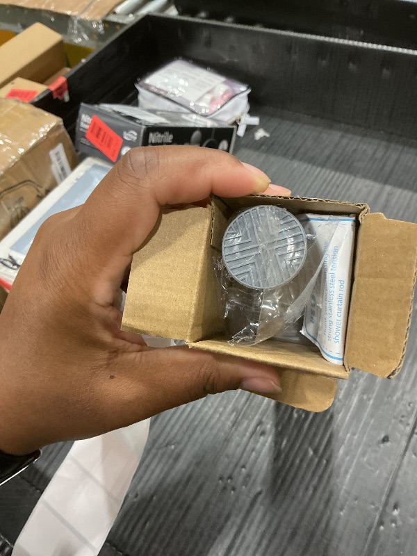 Photo 1 of *UNTESTED*
1PCS Spring Tension Curtain Rods 24 to 46 Inch Silver Tension Rod Spring Curtain Rod Short Curtain Rod Tension Adjustable Curtain Rods for Kitchen, (With One Set Rod Holder)