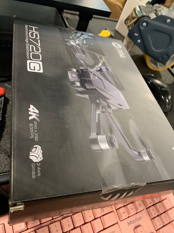 Photo 1 of ***HAS SCRATCHES,  POSSIBLE MISSING PARTS, FINAL SALE***Holy Stone HS720G 2-Axis Gimbal Drones with 4K EIS Camera, 2 Batteries 52-Min Flight Time, Brushless Motors, GPS Auto Return, Video Transmission, Mini Foldable Drone for Beginners Adults***HAS SCRATC
