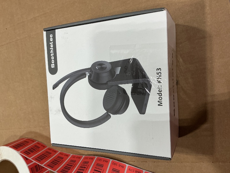 Photo 1 of (Upgraded Version) Wireless Headset, Bluetooth Headset with Noise Cancelling Microphone, Best Headphones with Mic Mute & USB Dongle for PC/Computer/Laptop/Cell Phones/Remote Work/Call Center