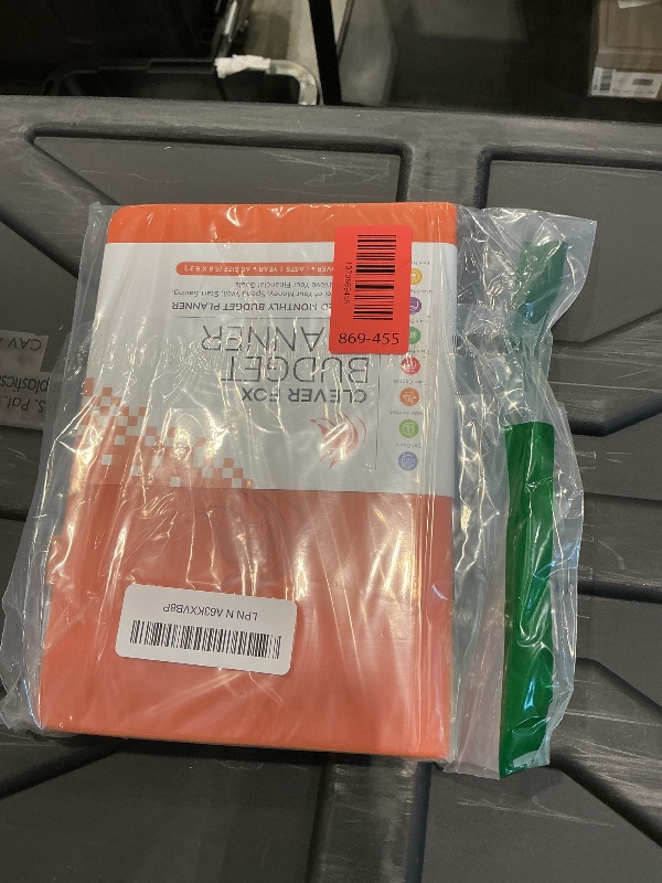 Photo 1 of ***MISSING STICKERS*** Clever Fox Budget Planner - Expense Tracker Notebook. Monthly Budgeting Organizer, Finance Logbook & Accounts Book, Bill Tracker, A5 (Orange)