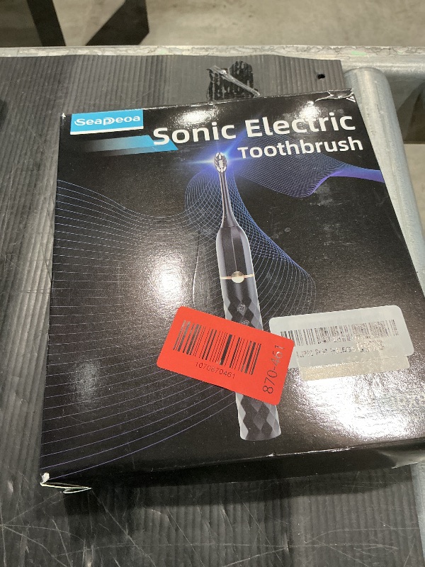Photo 1 of *USED*
Seapeoa Electric Toothbrush Set, Equipped with 10 Brush Heads and Travel case, IPX8 Waterproof, 2-Minute Timer, 42000 high-Frequency Vibrations, 5 Modes, The First Choice for Gift Giving