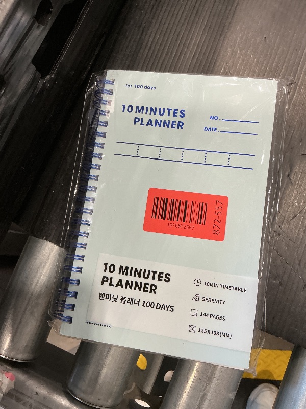 Photo 1 of [MOTEMOTE] 10 Minutes Planner 100 Days Color Chip (Serenity) / Study Planner/Planner