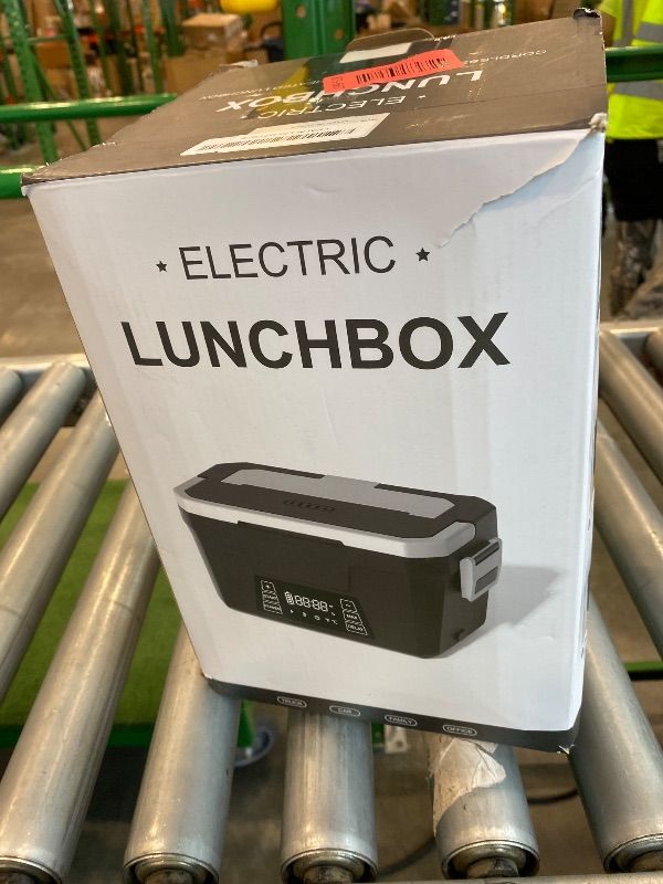 Photo 1 of *UNTESTED*
Vabaso Cordless Electric Lunch Box for Adults, 27000mAh Battery Powered Heated Lunch Box with APP, 1.2L (5.1 Cups) Automatic Scheduled Self Heating Lunchbox for Office Work Travel Outdoor, 248? Max