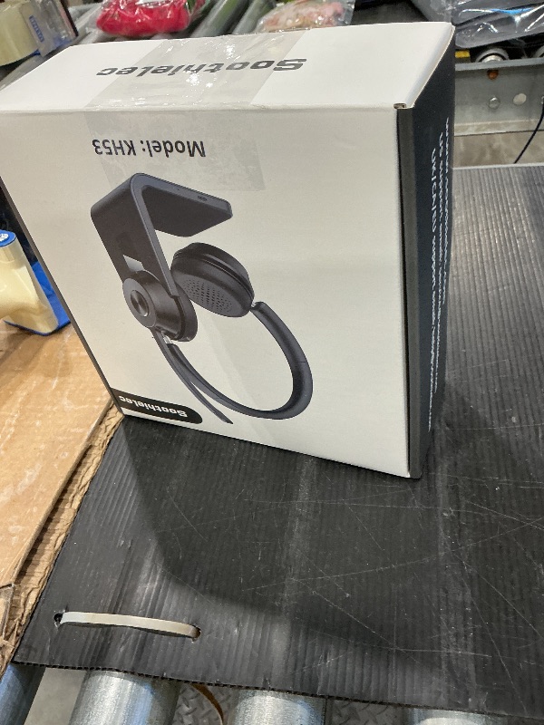 Photo 1 of (Upgraded Version) Wireless Headset, Bluetooth Headset with Noise Cancelling Microphone, Best Headphones with Mic Mute & USB Dongle for PC/Computer/Laptop/Cell Phones/Remote Work/Call Center