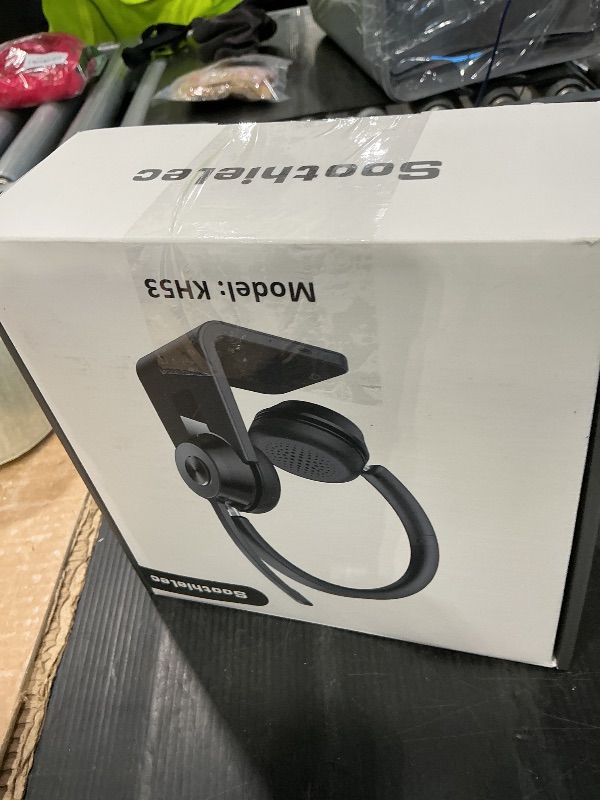 Photo 1 of (Upgraded Version) Wireless Headset, Bluetooth Headset with Noise Cancelling Microphone, Best Headphones with Mic Mute & USB Dongle for PC/Computer/Laptop/Cell Phones/Remote Work/Call Center