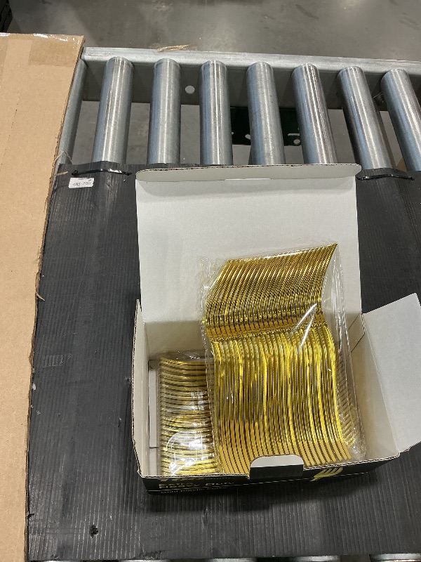 Photo 1 of **MISSING PARTS**
Dealusy 100 Count Heavy Duty Gold Plastic Forks Disposable, BPA-Free, Heat Resistant, Solid and Durable Premium Plastic Disposable Forks for Party Supply