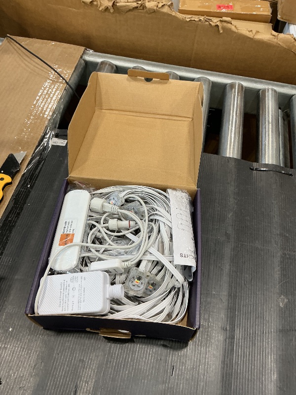 Photo 1 of *UNTESTED*
Permanent Outdoor Lights for House, 100ft Smart RGB LED Eave Lights Outdoor Decor with App/Remote Control, IP67 Waterproof Lighting with Multi Scene Modes for Christmas, Daily, Party, Holiday