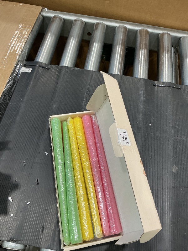 Photo 1 of 10 Inch Multi-Color Taper Candles for Religious and Spiritual Settings, 12 Pack Unscented Candlesticks in 6 Colors for Holiday, Seasonal Celebration and Home Decoration