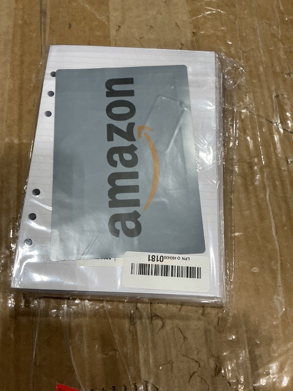 Photo 1 of (3-Pack) A5 Lined Refills Paper for Filofax Planner/Binders/Organizer, 6 Hole Punched Loose Leaf Paper, Total 300 Sheets/600 Pages, 100gsm, White, 148 x 210mm