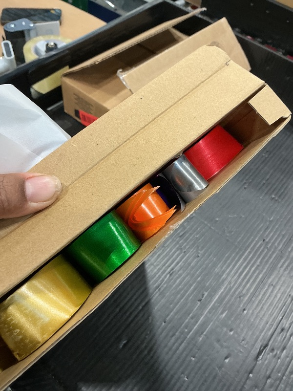 Photo 1 of 100 Pcs 5 Inch Christmas Pull Bows for Gift Wrapping, Gift Wrapping Pull Bows with Ribbon for Christmas Presents Wedding Decor Basket Bag Holiday Decor(Multicolor)