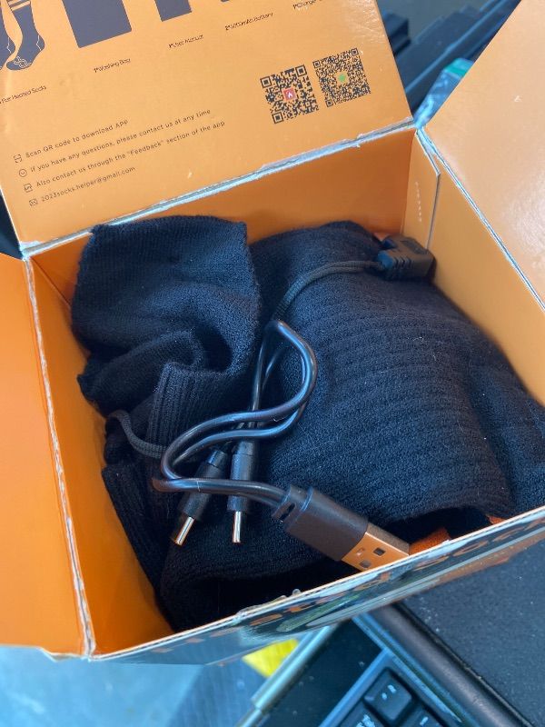 Photo 1 of *MISSING PARTS*
Heated Socks for Men Women, Upgraded Rechargeable Electric Heated Socks Up to 10 Hours, Washable Winter Foot Warmer Socks for Outdoor Camping Skiing Hunting Hiking
