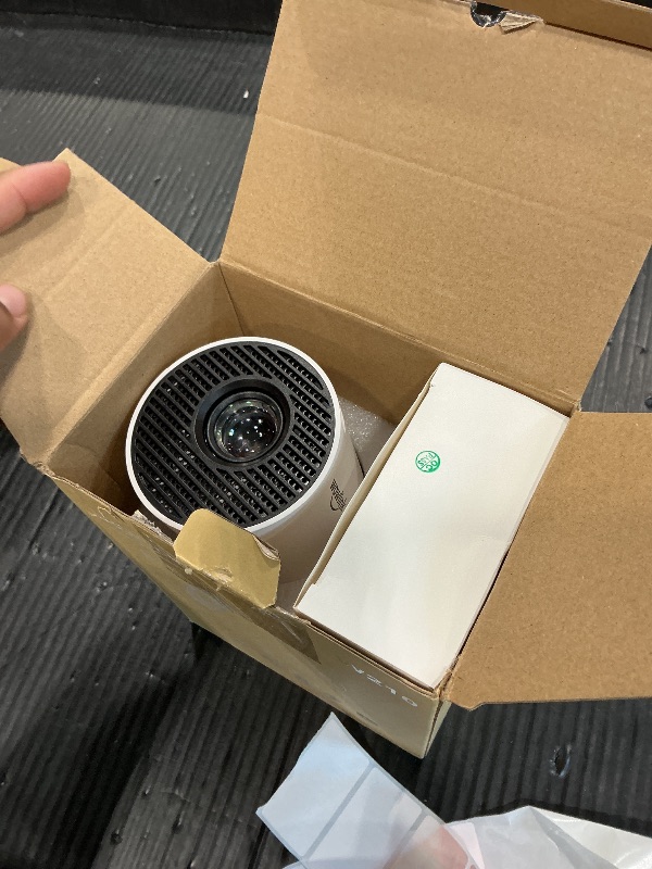 Photo 1 of [Built-in Apps & 2026 Upgraded] Mini Projector with WiFi 6 and Bluetooth 5.4 Support 4K 1080P Auto Keystone 180° Rotatable Projector Portable Compatibile with HDMI/TV Stick/Memory Stick/Laptop, White