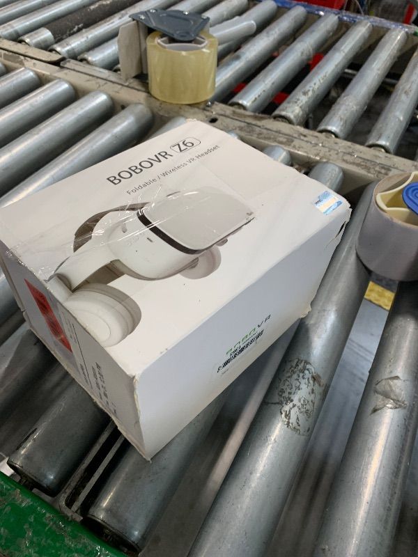 Photo 1 of **BROKEN ITEM*** VR Headset for Phone, Virtual Reality Glasses with Bluetooth Headphones for Adults and Kids Play 3D VR Games Movies (White VR Only)