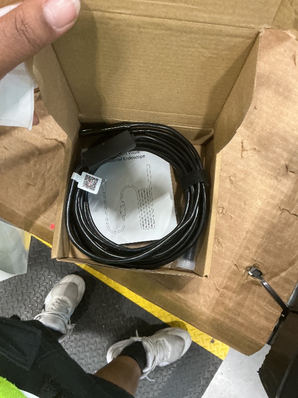 Photo 1 of [Dual-Lens] Endoscope Camera with Light, 1920P HD Borescope with 8+1 Adjustable LED Lights, IP67 Waterproof 16.5FT Semi-Rigid Snake Cord Inspection Camera for iPhone, iPad and Android Phone (Type C)