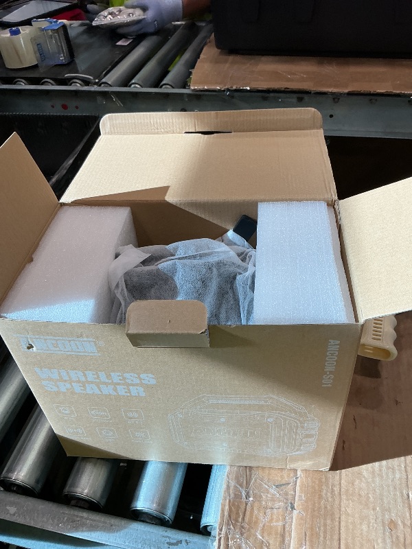 Photo 1 of **MAJOR DAMAGE**
ANCOON Speakers Bluetooth Wireless: 80W(Peak) Loud Speaker with Bass, 20H Playtime, IPX6 Waterproof, Large Jobsite Speakers for Work, Outdoor, Workshop, Garage, Portable Speaker with TWS (Black)