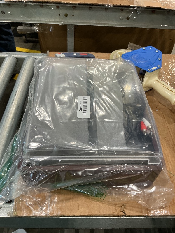 Photo 1 of *UNTESTED*
Vinyl Record Player Turntable with Built-in Bluetooth Receiver & 2 Stereo Speakers, 3 Speed 3 Size Portable Retro Record Player for Entertainment and Home Decoration