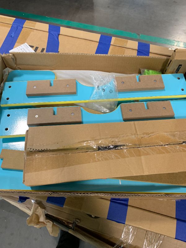 Photo 1 of *UNTESTED*
SainSmart Jr. Wooden Train Table, 2-in-1 Activity Table Playset for Kids, Wooden Train Set with Storage Box, Gift for Toddlers Boys Girls