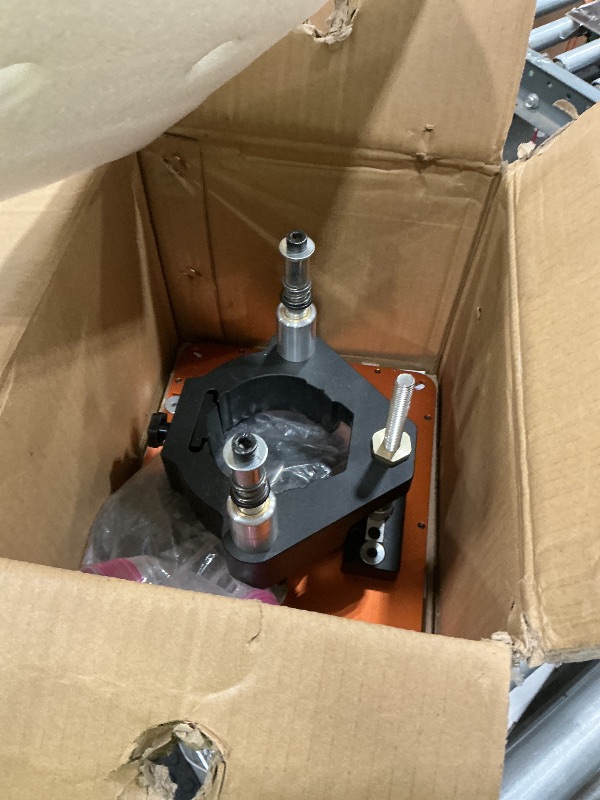 Photo 1 of *MISSING PARTS - See Clerk Notes*
3-1/2" Router Lift System, Precision Router Table Lift for 3-1/2" Diameter Motor, 9-1/4'' x 11-3/4'' Plate 5-Piece Insert Ring Kit Compatible with Bosch, Kreg, Skil, Porter, DeWalt, Craftsman, Ridgid