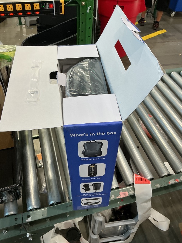 Photo 1 of *MINOR DAMAGE - USED*
Musugy Shiatsu Back Massager with Heat : Up and Down Rolling Massage - Electric Back Massage for Pain Relief Deep Tissue - Lower-Back Massager for Office, Home