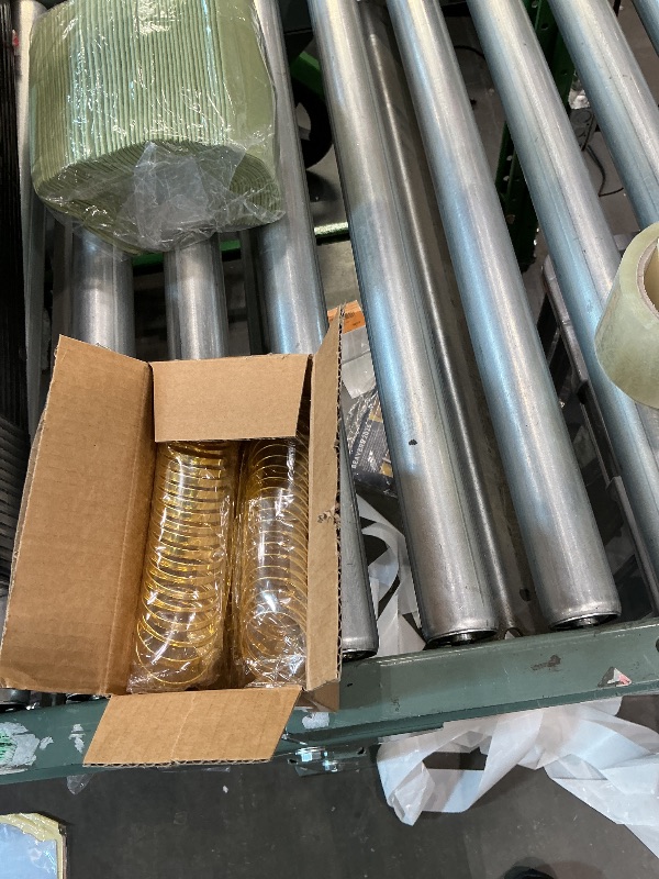 Photo 1 of 100 Pcs Gold Napkin Rings Bulk, Elegant Gold Napkin Rings, Servilleteros para Mesas for Weddings, Parties, Dinners