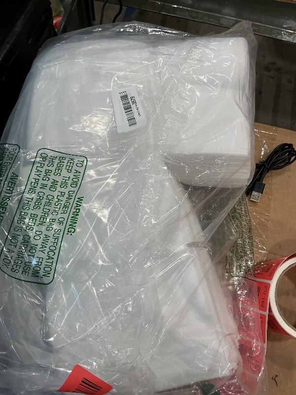 Photo 1 of 100 Pack Foam Pouches 6x10 Inch, Cushion Foam Pouch for Protecting Fragile Items, Foam Packing Pouches for Moving, Storing and Packing supplies to Protect Glass, China and Dishes