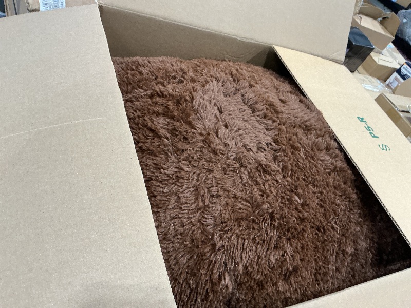 Photo 1 of *USED*
OLANLY 8x10 Machine Washable Large Area Rugs for Living Room, Bedroom, Soft Fluffy Shaggy Bedside Rug, Indoor Floor Carpet for Kids Girls and Boys, Dorms, Nursery, Home Decor Aesthetic, Coffee