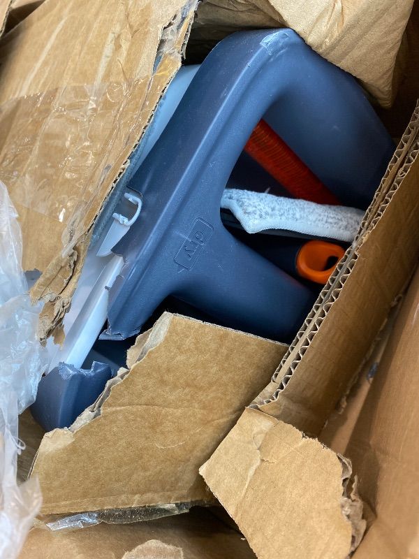 Photo 1 of **MAJOR DAMAGE**
JUDRDO Mop and Bucket with Wringer Set for Home,61" Flat Mop and Bucket System for Floor Cleaning,Wet Dry Mop Window Wall Cleaner with Long Handle,Floor Mop with 4 Washable Microfiber Pads