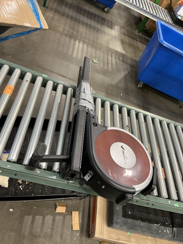 Photo 1 of *See Clerk Notes*
Rowing Machine, MERACH Bluetooth Magnetic Rower Machine with Dual Slide Rail, 16 Levels of Electromagnetic Resistance, Max 350lb Weight Capacity, App Compatible, Rowing Machines for Home Use