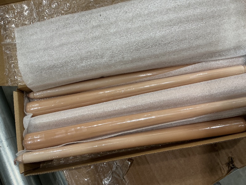 Photo 1 of 10 Pieces Luna By Camilia 12 Inch Taper Candles, Wedding & Events Taper Candles… (Beige)