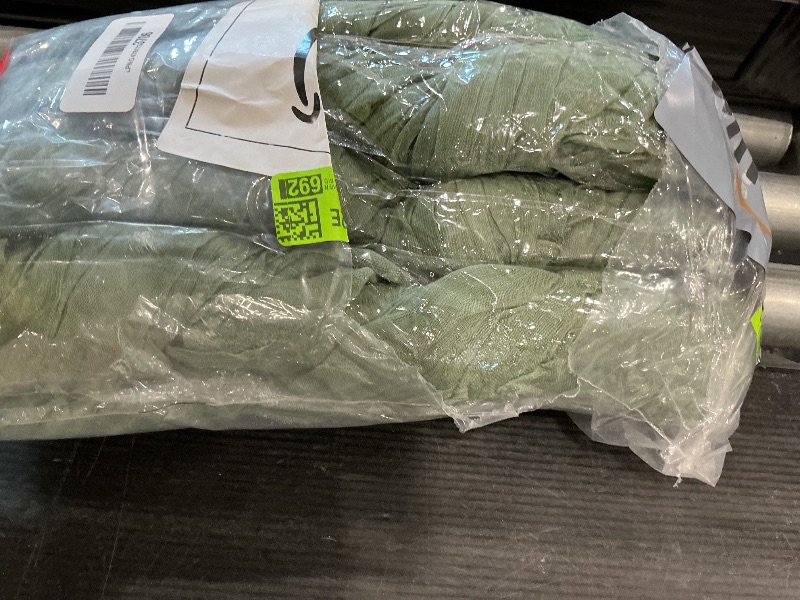 Photo 1 of 10 Pack Sage Green Cheesecloth Table Runner 6FT Boho Gauze Fabric Table Runner Vintage Rustic Sheer Runners for Wedding Party Bridal Baby Shower Long Table Decorations