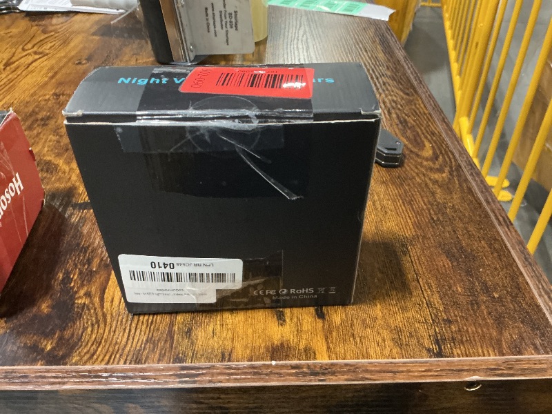 Photo 1 of **MISSING MEMORY CARD** NKBZEB Night Vision Goggles - 5W Upgraded 4K HD IR Binoculars - 8X Digital Zoom, Rechargeable Binoculars with Camera Built in, 32GB Card to Save Photos and Videos, Flashlight (Black)