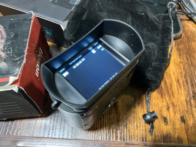 Photo 1 of **MISSING MEMORY CARD** NKBZEB Night Vision Goggles - 5W Upgraded 4K HD IR Binoculars - 8X Digital Zoom, Rechargeable Binoculars with Camera Built in, 32GB Card to Save Photos and Videos, Flashlight (Black)